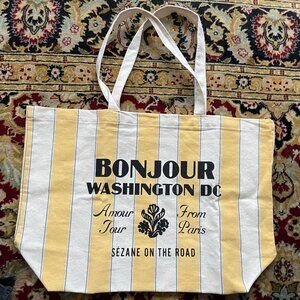 NEW Sezane Bonjour Washington DC Limited Edition Tote
